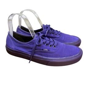 Vans Authentic Sneakers Mens 7.5 Womens 9 Monochrome Purple Shoes Low Top Skater
